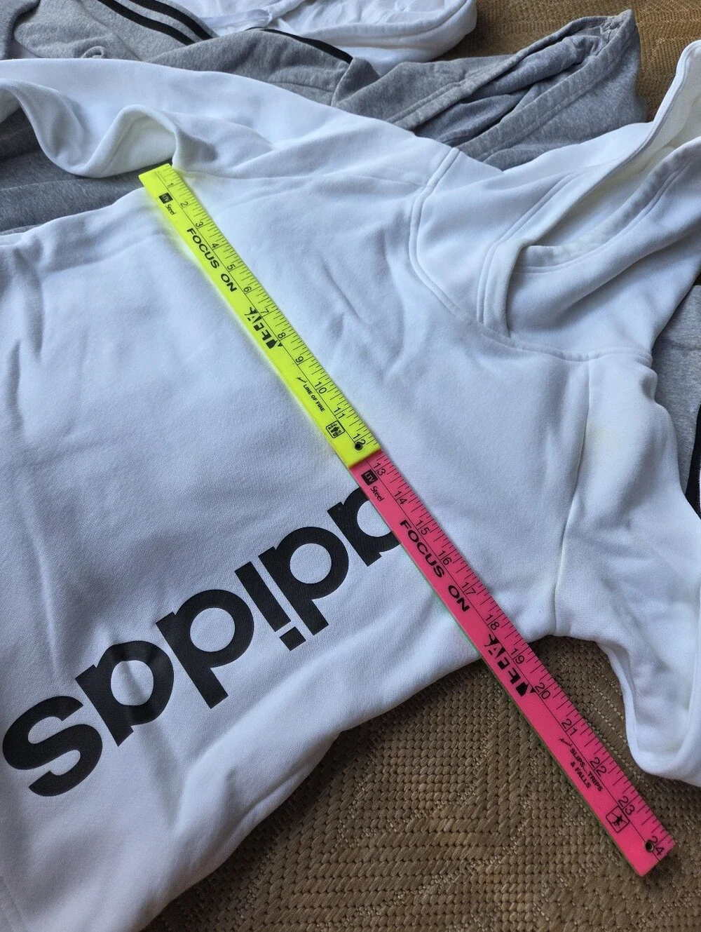 Adidas And Reebok Hoodies x 3